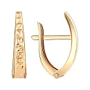 Серьги из красного золота