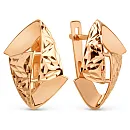 Серьги из красного золота