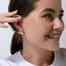 Серьги из красного золота