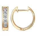 Серьги из красного золота