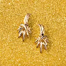 Серьги из красного золота