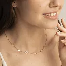 Колье из красного золота