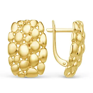 Серьги из желтого золота