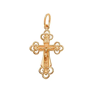 Крест из красного золота