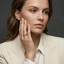 Кольцо из желтого золота с бриллиантами