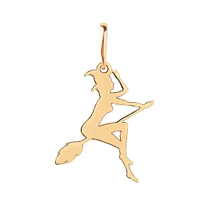 Подвеска из красного золота