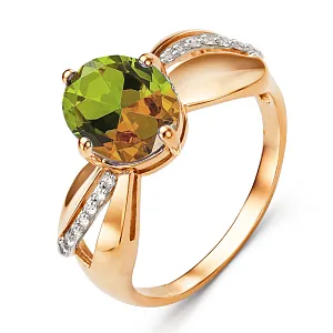 Кольцо из красного золота