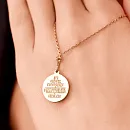 Подвеска из красного золота