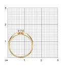 Кольцо из красного золота