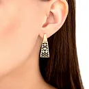 Серьги из красного золота