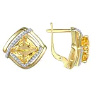 Серьги из желтого золота