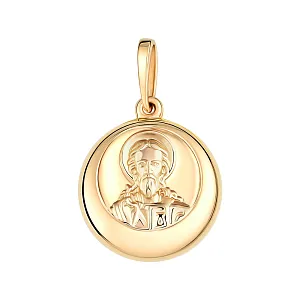 Подвеска из красного золота