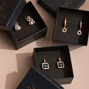 Серьги из красного золота