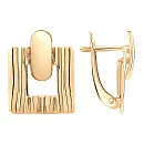 Серьги из красного золота