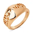 Кольцо из красного золота