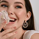 Серьги из красного золота