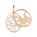 Подвеска из красного золота