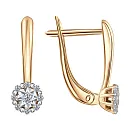 Серьги из красного золота