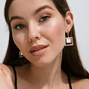 Серьги из красного золота