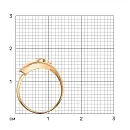 Кольцо из красного золота