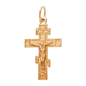 Крест из красного золота