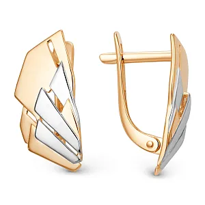 Серьги из красного золота