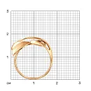 Кольцо из красного золота