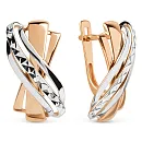 Серьги из красного золота