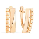 Серьги из красного золота