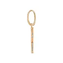 Подвеска из красного золота с фианитами