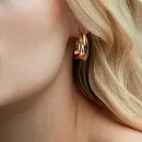 Серьги из красного золота