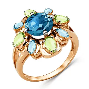 Кольцо из красного золота