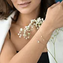 Браслет из красного золота