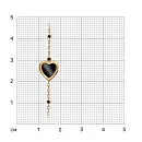 Браслет из красного золота