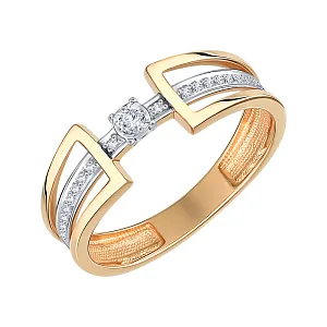 Кольцо из красного золота