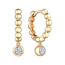 Серьги из красного золота