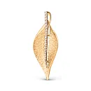 Подвеска из красного золота с фианитами