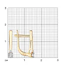 Серьги из красного золота с бриллиантами