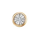 Подвеска из красного золота с бриллиантом