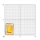 Подвеска из красного золота с цитрином