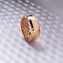 Кольцо из красного золота с фианитами