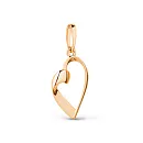 Подвеска из красного золота