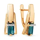 Серьги из красного золота