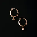 Серьги из красного золота