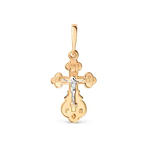 Крест из красного золота