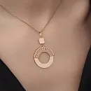 Подвеска из красного золота