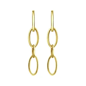 Серьги из желтого золота