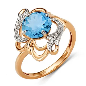 Кольцо из красного золота