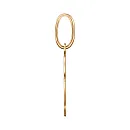 Подвеска из красного золота