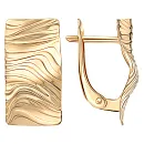 Серьги из красного золота